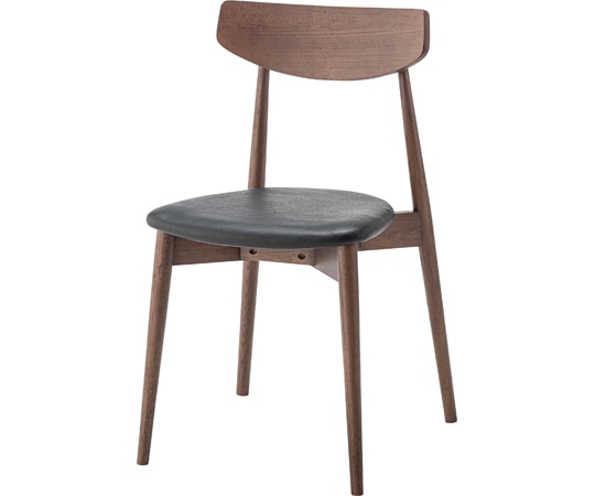 東谷 ダイニングチェア ブラウン ACE-920BR 1個(ご注文単位1個)【直送品】