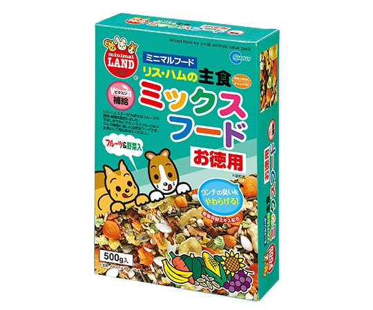 マルカン リス・ハムの主食ミックスフードお徳用 500g MR-544 1個（ご注文単位1個）【直送品】