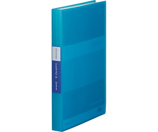 キングジム シンプリーズ クリアーファイル(透明) 青 184-3TSP 1冊(ご注文単位1冊)【直送品】