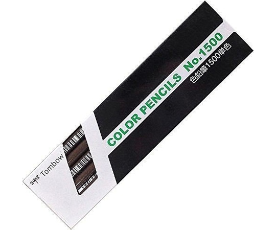 トンボ鉛筆 色鉛筆 1500 単色 こげちゃいろ 焦茶色 1ダース(12本入) 1500-32 1ダース(ご注文単位1ダース)【直送品】