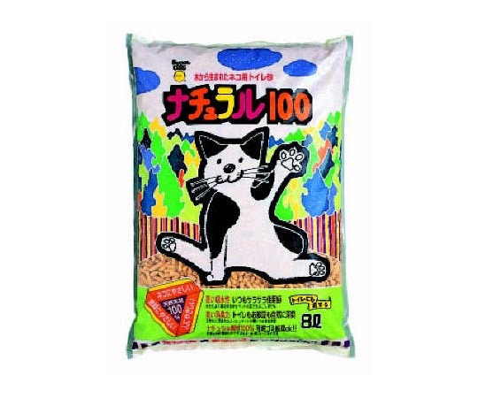 スーパーキャット ナチュラル100 8L  1袋（ご注文単位1袋）【直送品】