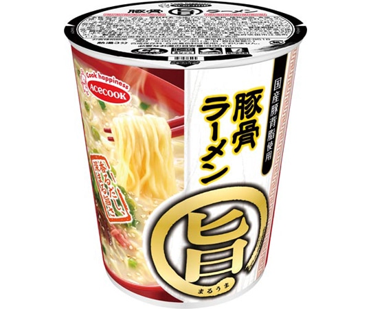 エースコック まる旨 豚骨ラーメン 12個入 296568 1箱※軽（ご注文単位1箱）【直送品】