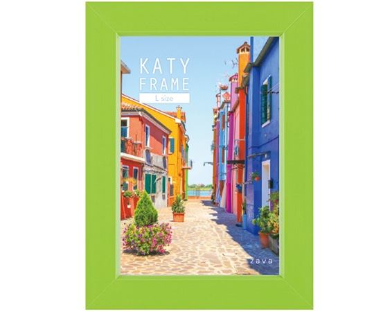 万丈 ケイティフレーム L判 グリーン KT-L-GR 1個(ご注文単位1個)【直送品】