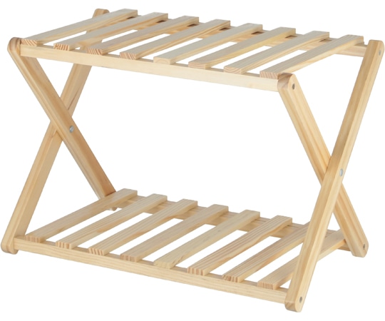 不二貿易 フォールディング ウッドラック リム 2段 NAxNA 1セット(4個入) 72151 1セット（ご注文単位1セット）【直送品】