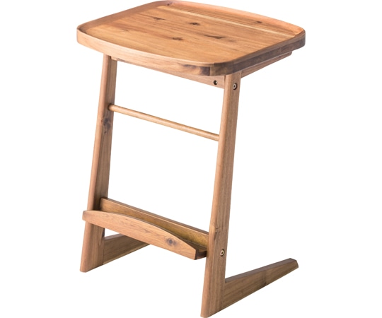 東谷 ヴァルト サイドテーブル ブラウン NET-724 1個（ご注文単位1個）【直送品】