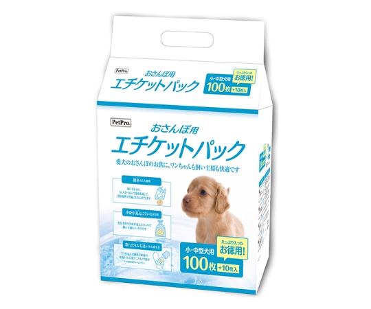 ペットプロジャパン ペットプロ おさんぽ用エチケットパック 110枚入  1枚（ご注文単位1枚）【直送品】