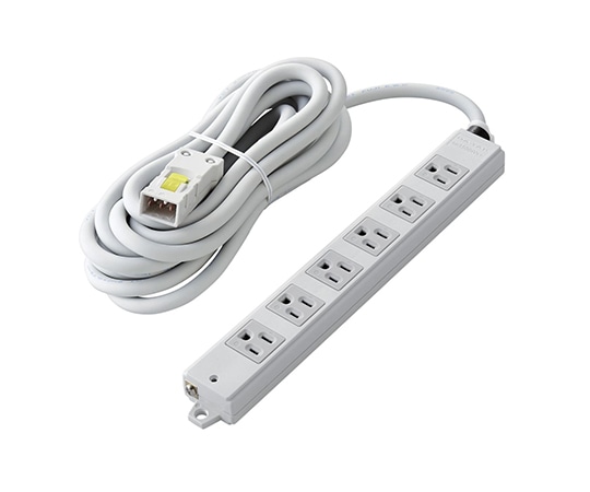 エレコム ハーネスタップ 6口 抜けどめなし 5m T-WHRM3650NN/RS 1個(ご注文単位1個)【直送品】