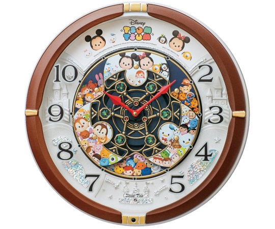 セイコー ディズニー からくり時計 φ390×96mm FW588B 1個(ご注文単位1個)【直送品】