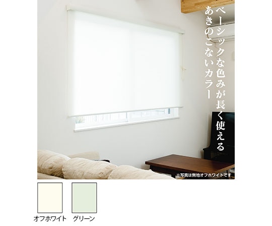 アズワン ロールスクリーン 幅180cm×高さ220cm グリーン L3523 1箱(ご注文単位1箱)【直送品】