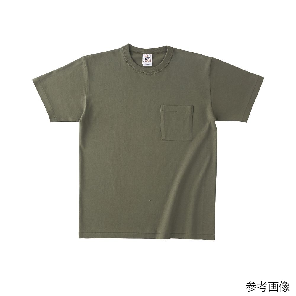 フェリック オープンエンド マックスウェイト バインダーネックポケットTシャツ アーミーグリーン M OE1119-AGR-M 1枚（ご注文単位1枚）【直送品】