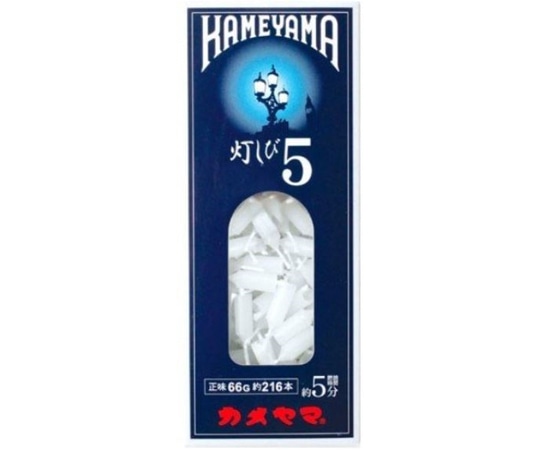 カメヤマ カメヤマ ローソク 灯しび 5 約216本入  1箱(ご注文単位1箱)【直送品】
