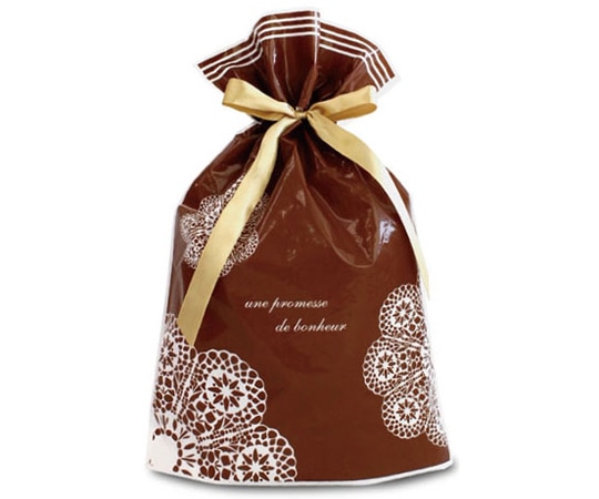 ベルベ ラッピング リボン付ギフトバッグ レースィ 中 200枚 4022 1ケース（ご注文単位1ケース）【直送品】