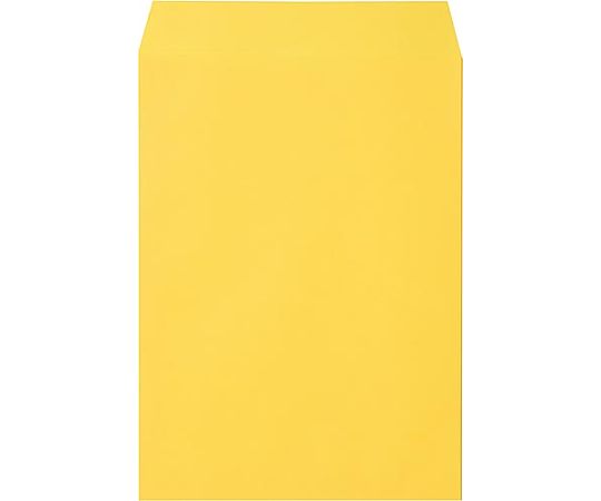 キングコーポレーション カラークラフト封筒 角2 イエロー 100枚入 K2C85Y 1パック(ご注文単位1パック)【直送品】