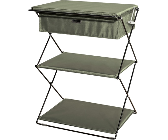 東谷 フォールディングラック グリーン MIP-73GR 1個（ご注文単位1個）【直送品】