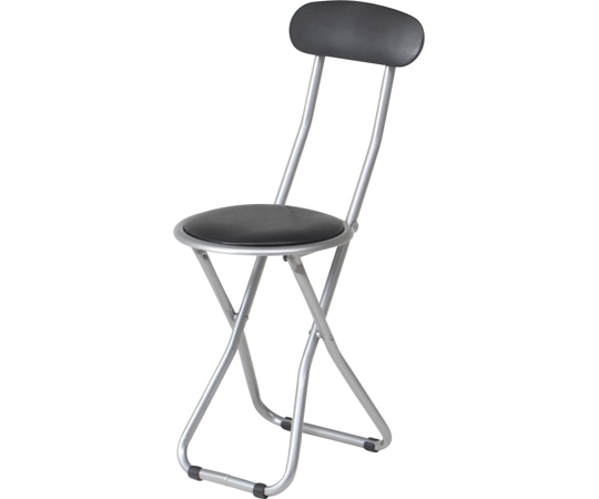 不二貿易 パイプスリムチェアー FB-32BK(1010BK) 1セット(6個入) 88625 1セット（ご注文単位1セット）【直送品】