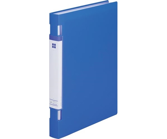 カウネット ピックアップクリヤーブック 固定式 40P ブルー 4320-7855 1冊(ご注文単位1冊)【直送品】