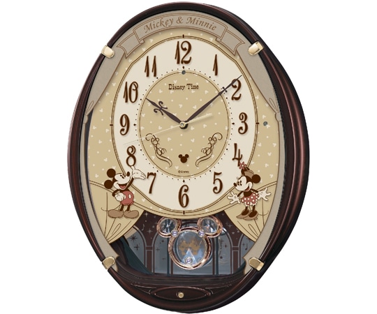 セイコー ディズニー 電波アミューズ時計 392×310×73mm 茶 FW579B 1個(ご注文単位1個)【直送品】