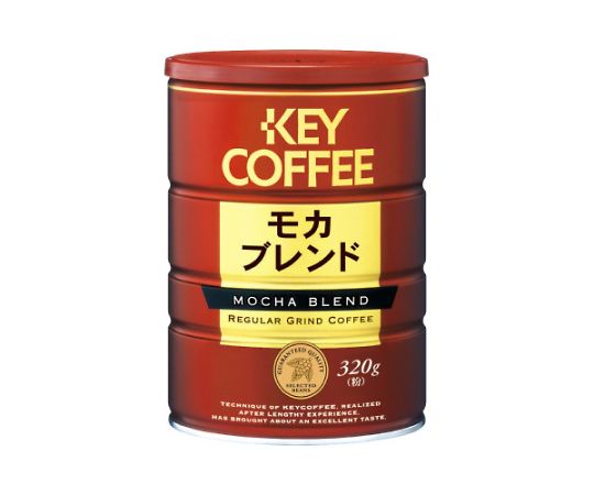 キーコーヒー 缶 モカブレンド 320g 201335 1個※軽（ご注文単位1個）【直送品】