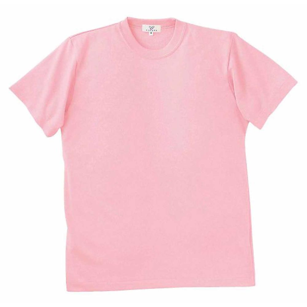 KIRAKU(トンボ) Tシャツ ピーチピンク 4L(身丈82cm) CR003-11 4L 1枚(ご注文単位1枚)【直送品】