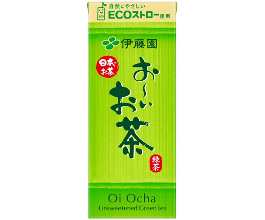 伊藤園 お~いお茶 緑茶 エコパック(紙パック) 250mL 1ケース(24本入)  1ケース※軽（ご注文単位1ケース）【直送品】