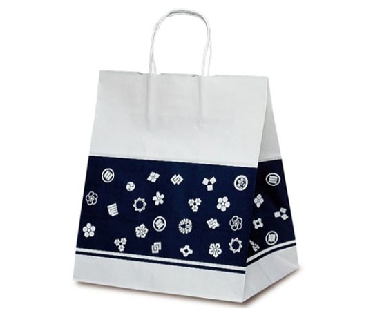 ベルベ 紙袋 自動紐手提袋 T-ワイド 室町 200枚 1750 1ケース（ご注文単位1ケース）【直送品】