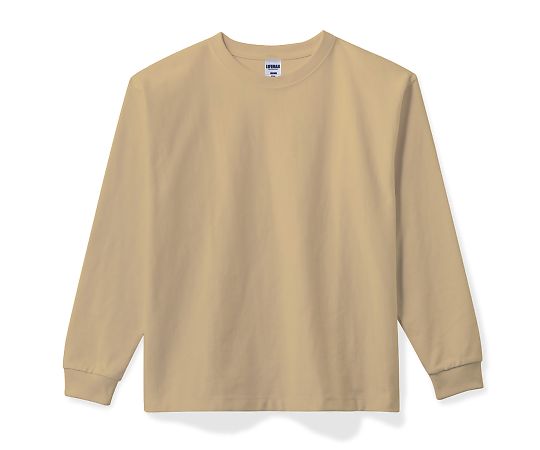 LIFEMAX 10.2オンススーパーヘビーウェイトロングスリーブTシャツ サンドカーキ M MS1608-65 M 1枚（ご注文単位1枚）【直送品】