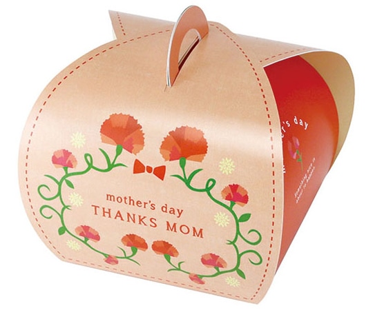 ヤマニパッケージ 贈答箱 バルーンBOX 母の日 100枚 20-722 1ケース（ご注文単位1ケース）【直送品】