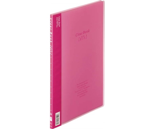 ライオン事務器 クリアーブック 【ε:r】 ピンク CR-10A 1冊(ご注文単位1冊)【直送品】