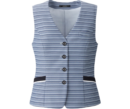 ボンマックス ベスト AV1837 ブルー 15号  1枚（ご注文単位1枚）【直送品】