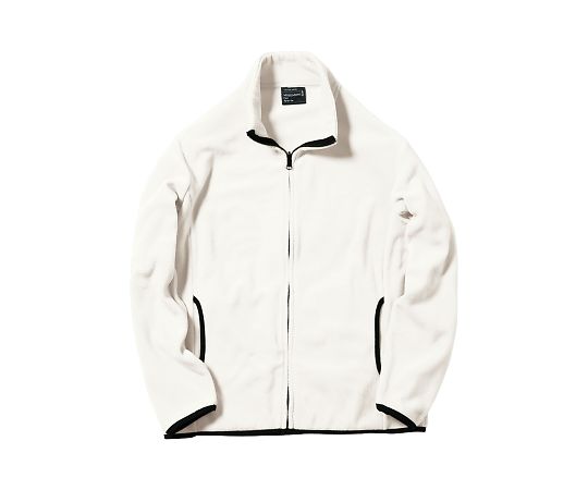 LIFEMAX フリースジャケット オフホワイト L MJ0065-15 L 1枚（ご注文単位1枚）【直送品】