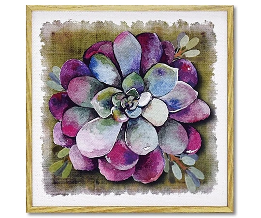 ユーパワー モダン キャンバスアート ~ヴェルト デコル シリーズ~｢サキュレントB｣ YP-02042 1個（ご注文単位1個）【直送品】