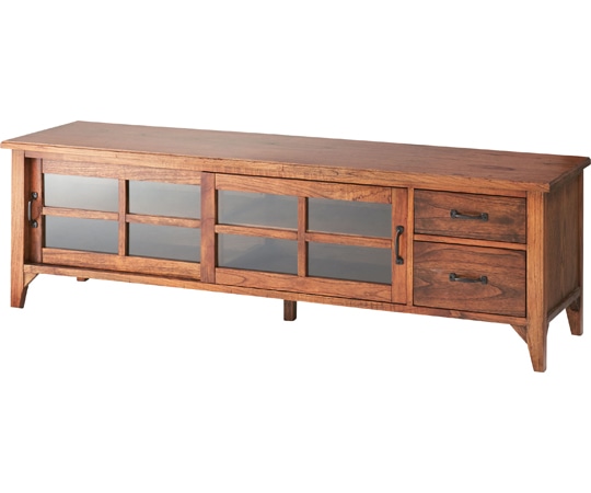 東谷 ティンバー ローボード ワイド ブラウン PM-306 1個（ご注文単位1個）【直送品】