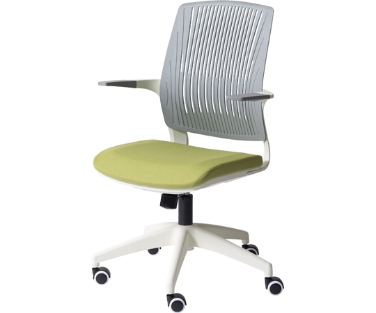 東谷 クレコ オフィスチェア グリーン×ホワイト OFC-50GRW 1個(ご注文単位1個)【直送品】
