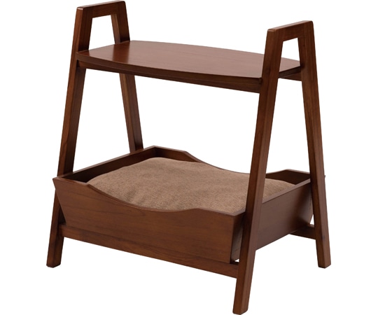 東谷 ペット サイドテーブル ブラウン PET-67 1個(ご注文単位1個)【直送品】