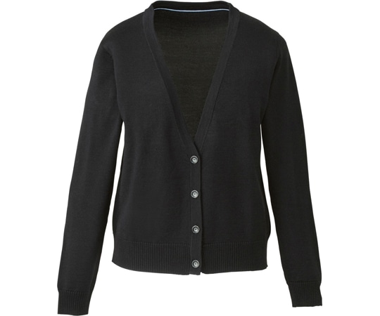 カーシーカシマ ENJOY カーディガン ブラック LL EWG431 1枚（ご注文単位1枚）【直送品】