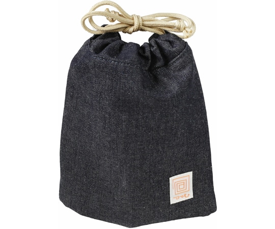 ケンコー・トキナー ｢包｣巾着ポーチ プレミアムデニム  1個（ご注文単位1個）【直送品】