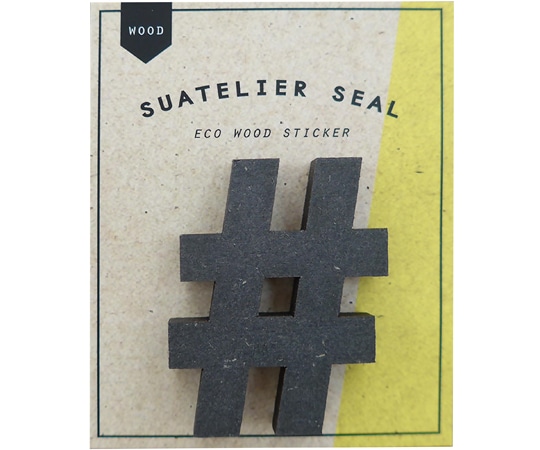 S&Cコーポレーション ウッドステッカー # WOOD-1739-# 1枚(ご注文単位1枚)【直送品】