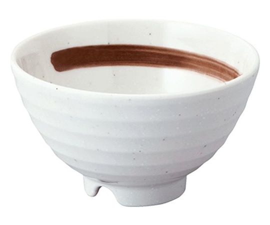 Daiwa ロクロ飯碗 中(身)渦刷毛目(うずはけめ)錆(さび) YH-410-US 1個(ご注文単位1個)【直送品】