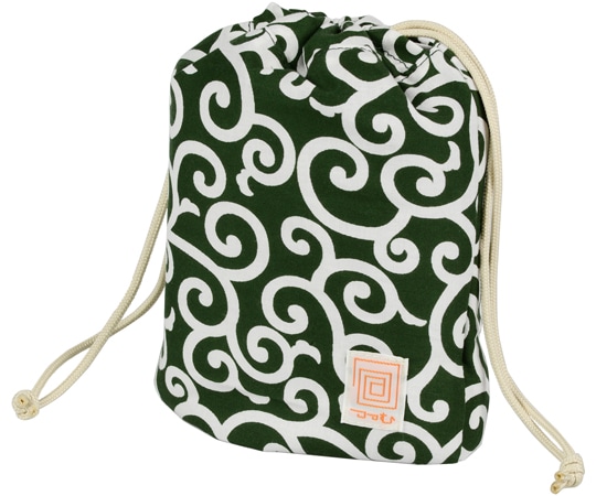 ケンコー・トキナー ｢包｣巾着ポーチ 唐草模様  1個（ご注文単位1個）【直送品】