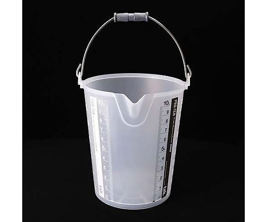 アズワン 10L 目盛付きバケツ(3個) EA991PC-10 1セット(ご注文単位1セット)【直送品】