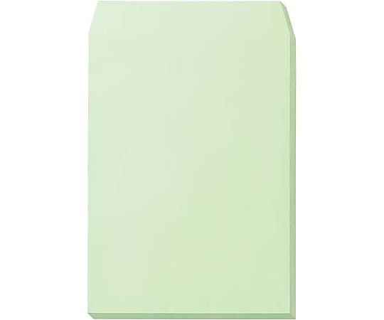 キングコーポレーション カラークラフト封筒 角2 ウグイス 100枚入 K2RC85UG 1パック(ご注文単位1パック)【直送品】