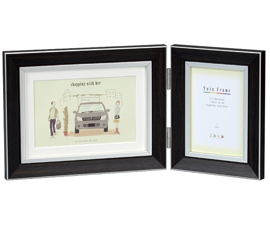 万丈 ツインフレーム クラシック ダークブラウン TF-K53DB 1個(ご注文単位1個)【直送品】