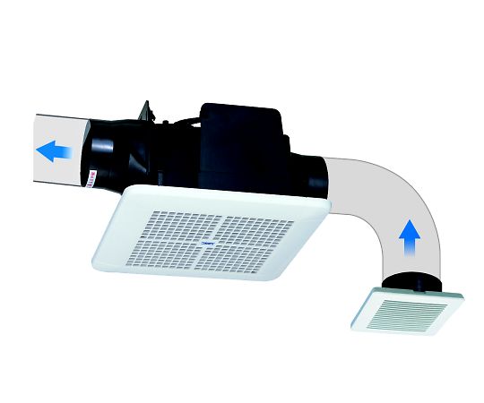高須産業 天井用換気扇2室同時換気 標準タイプ TK-225R2L 1個(ご注文単位1個)【直送品】