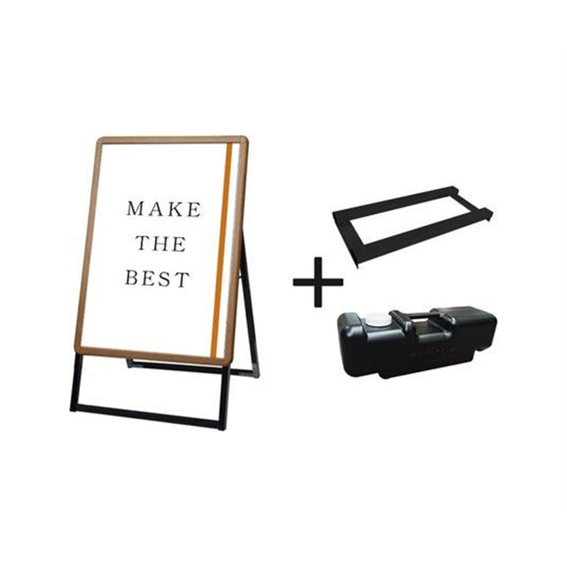 常磐精工 ポスターグリップスタンド看板 屋外用 B1 片面 木目 ウエイトアーム・水タンクセット PGSK-B1KM-G-3SET 1個（ご注文単位1個）【直送品】