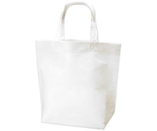 三和 不織布底マチ付バッグ(船底) ホワイト 1ケース(200枚入) SW403512-1 1ケース（ご注文単位1ケース）【直送品】