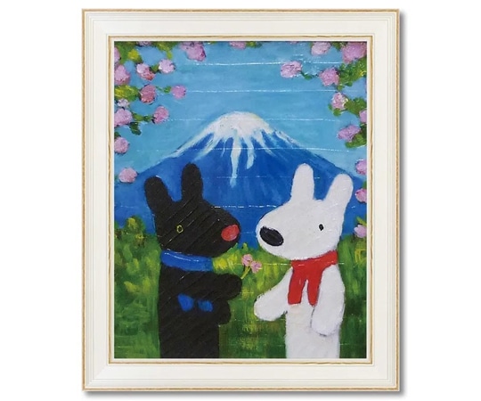 ユーパワー リサとガスパール アートフレーム Lサイズ｢富士山｣ GL-10002 1個（ご注文単位1個）【直送品】