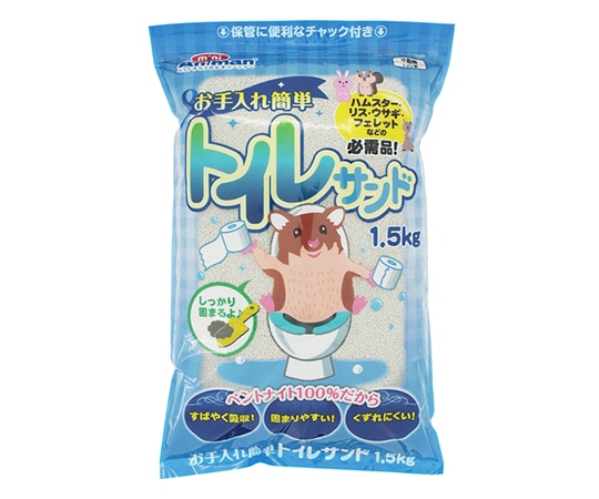 ドギーマンハヤシ お手入れ簡単トイレサンド 1.5kg  1袋（ご注文単位1袋）【直送品】