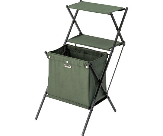 東谷 フォールディングマガジンラック グリーン MIP-99GR 1個（ご注文単位1個）【直送品】