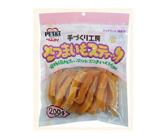 ペットアイ 手づくり工房 さつまいもスティック 200g  1個（ご注文単位1個）【直送品】
