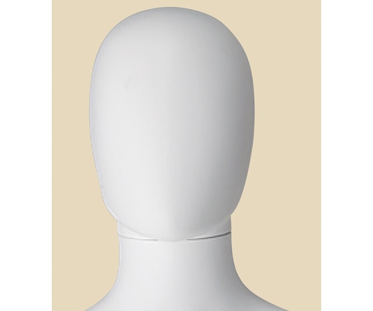 アズワン 婦人頭部パーツ 白(PP製全身マネキン､トルソー用) 61-814-20-1 1個（ご注文単位1個）【直送品】
